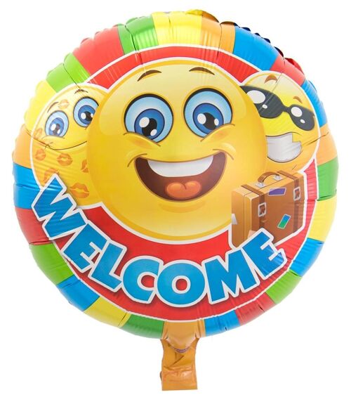 Welkom Thuis Emoji Ballon - 45 cm