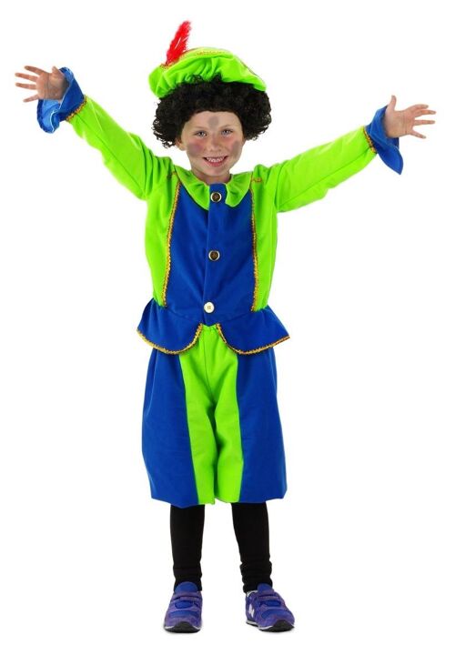 Pietenpak Blauw-Groen - Kindermaat M