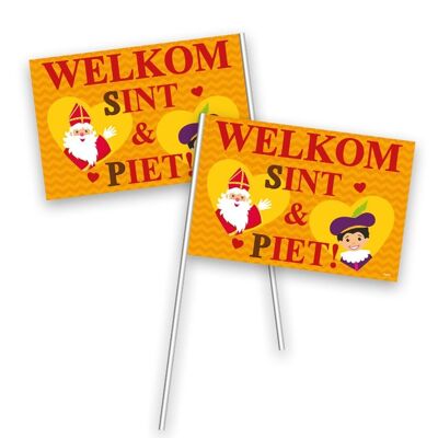 Wehende Fahnen Sinterklaas - 30x20cm