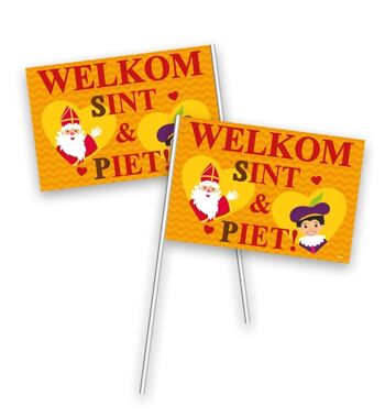 Agitant des drapeaux Sinterklaas - 30x20cm