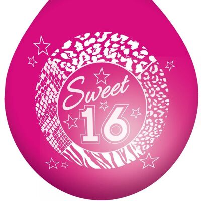 Sweet 16 Roze Ballonnen - 8 stuks