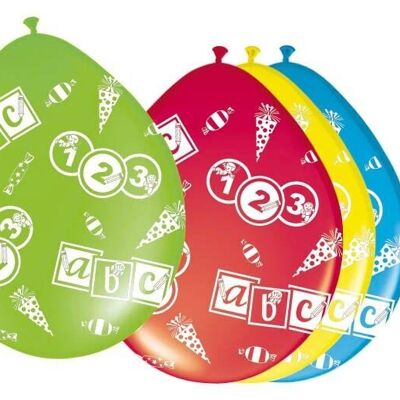 Children's party ABC Balloons - 8 pieces