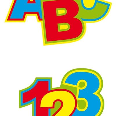 Festa per bambini ABC Coriandoli da tavola XL