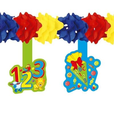 Children's party ABC Garland with Hanger - 6 meters