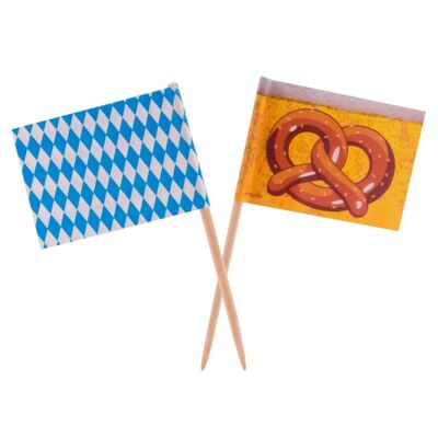 Flaggenpicks Oktoberbierfest - 50 Stück