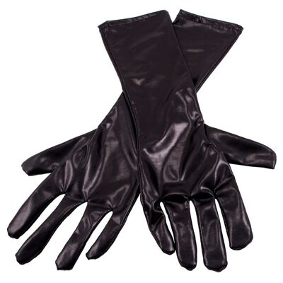 Handschuhe metallisch schwarz