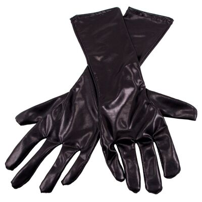 Guantes negro metalizado