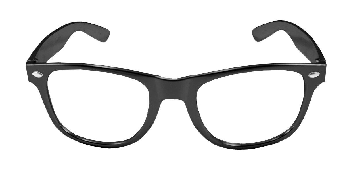 Brille metallisch schwarz