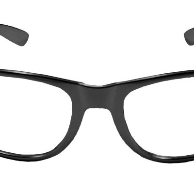 Brille metallisch schwarz