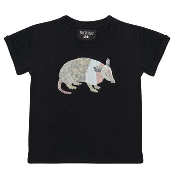 T-shirt Armadillo Noir 1