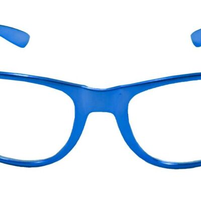 Glasses metallic blue