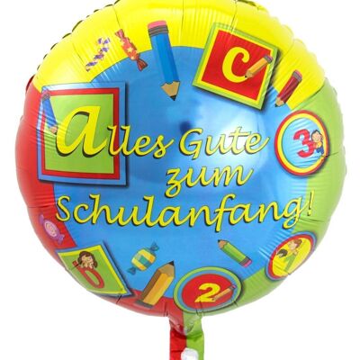 Schulanfang Folienballon - 45cm