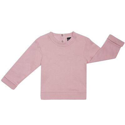 Maglione rosa cipria