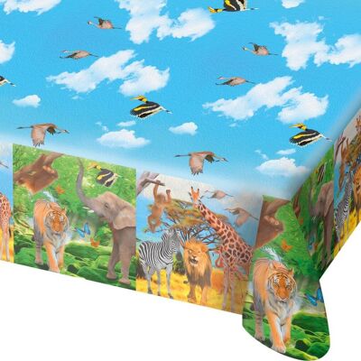 Safari Party Tablecloth 180x130cm