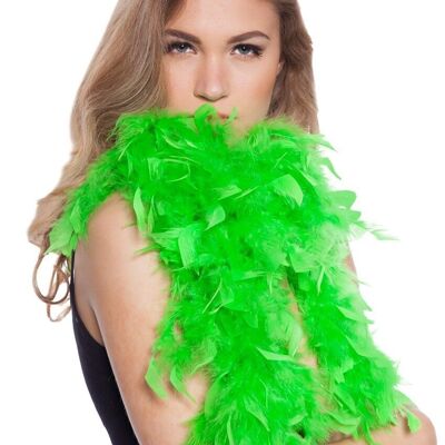 Luxe neon groene disco boa - 1,80 meter