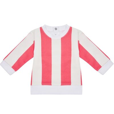 Flamingo Stripe Sweater