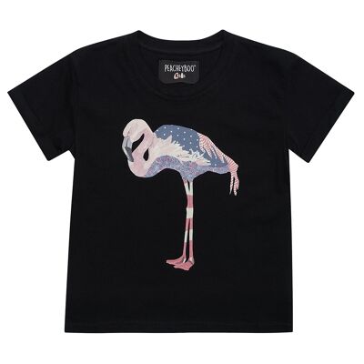 Camiseta Flamingo Negra
