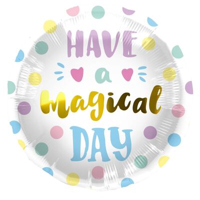 Foil balloon 'Have a Magical Day' - 45cm