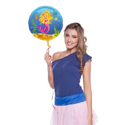 Folienballon Meerjungfrau - 45cm