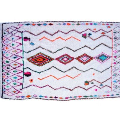 Berber Teppich aus Marokko braun, pink