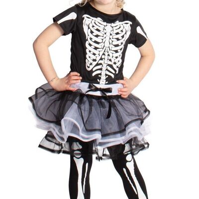 Skeleton Dress Kids - Size S