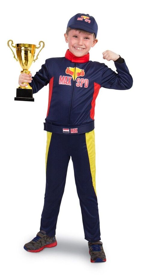 Formule 1 Race Kostuum Max Jongens - maat 116-134