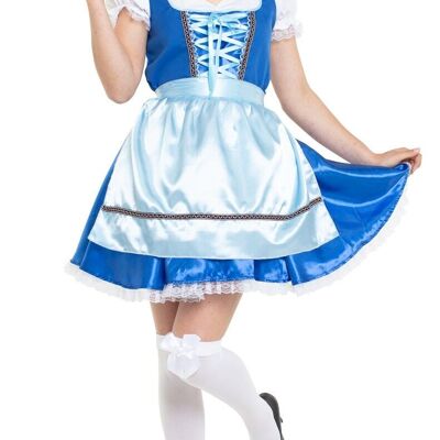 Dirndl Jurk Klassiek Blauw - Maat S-M