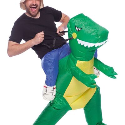 Aufblasbares Dinosaurier-Kostüm für Erwachsene