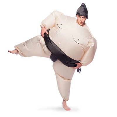 Costume da lottatore di sumo gonfiabile per adulti