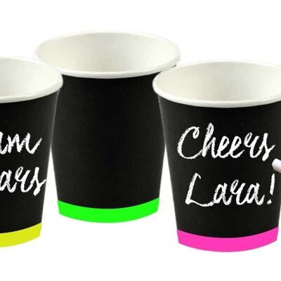 Writable Party Cups - 6 pieces