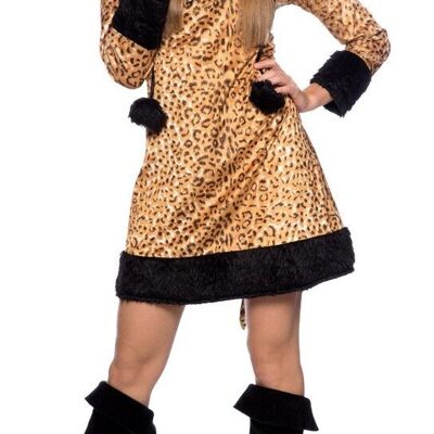 Sexy Panther Dress with Hood and Tail L-XL