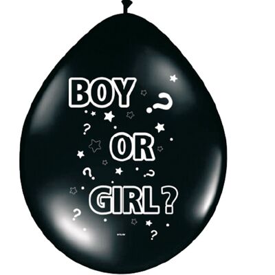 Gender Reveal Balloons 30cm - 8 pieces