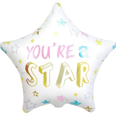 Folieballon You're A Star - 48cm