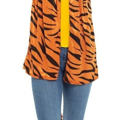 Tiger Jacket with Tail Adults - size M-L