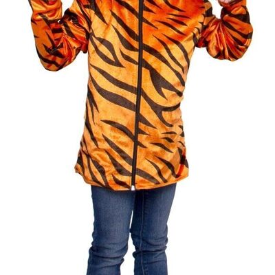 Tiger Jacket with Tail Kids - Size M-L