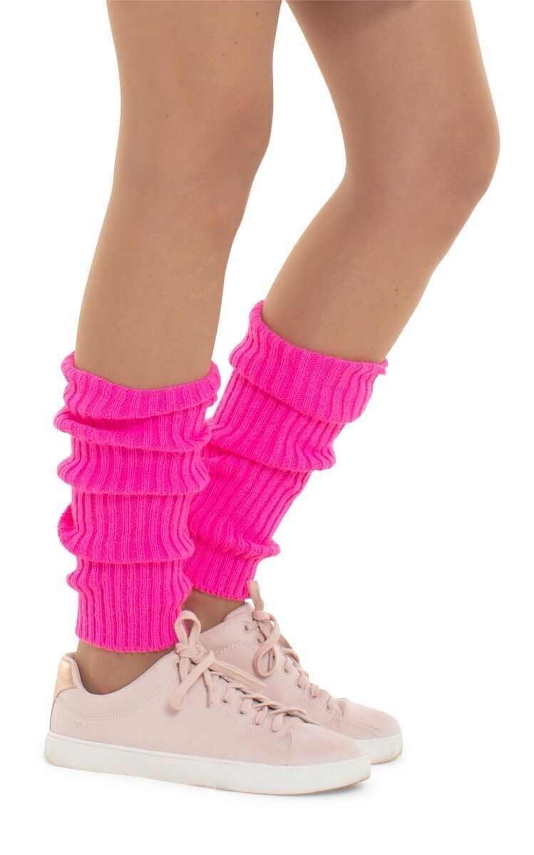 Neon-Pink-Beinwärmer