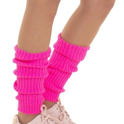 Neon Pink Leg Warmers