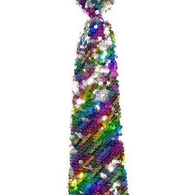 Krawatte Wendepailletten Multicolor