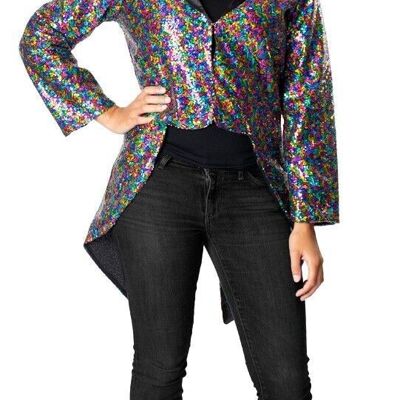 Jacket with Multicolored Sequins Women - Size S-M