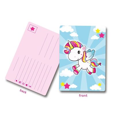 Unicorn Invitations - Pack of 8