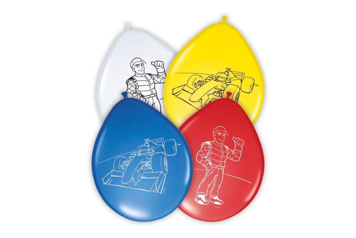 Palloncini Formula 1 - 8 pezzi