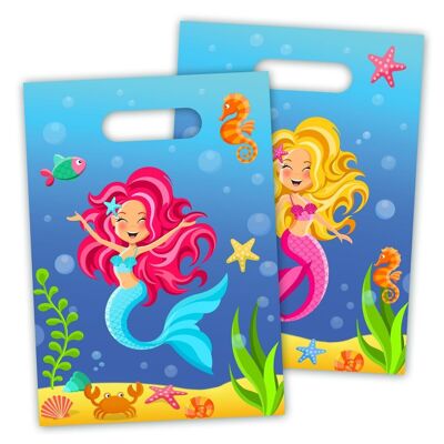Mermaid Party Bags - 8 Pieces