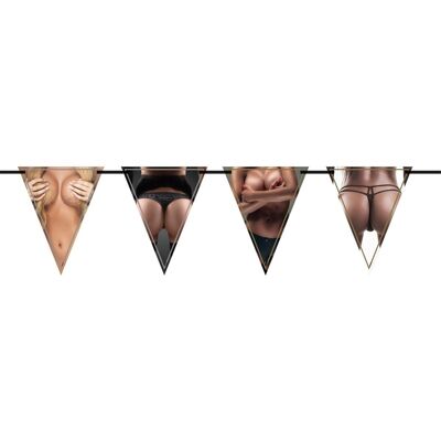 Bachelorette Party Bunting with Ladies - 6 meters