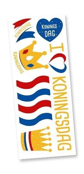 Tattoos King's Day - 7 pieces