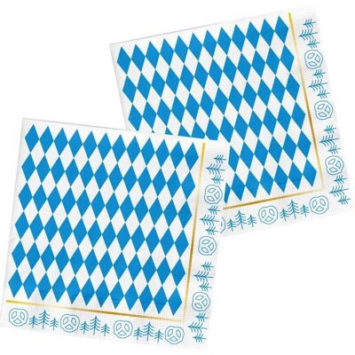 Servetten Oktober Beer Festival 33x33cm - 20 stuks