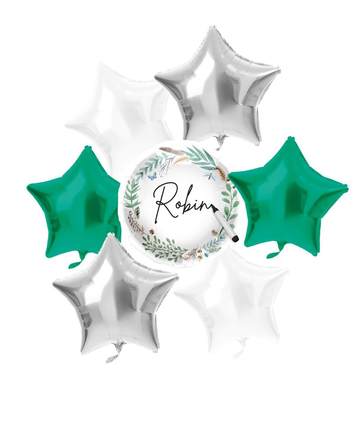 Set Palloncini Foil Natura - 5 pezzi