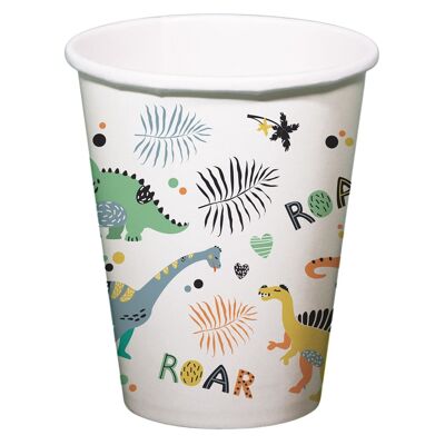 Cups Dino Roars 250ml - 6 pieces