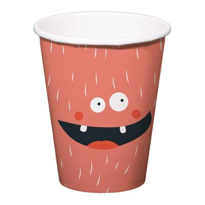 Vasos Monster Bash 250ml - 6 piezas