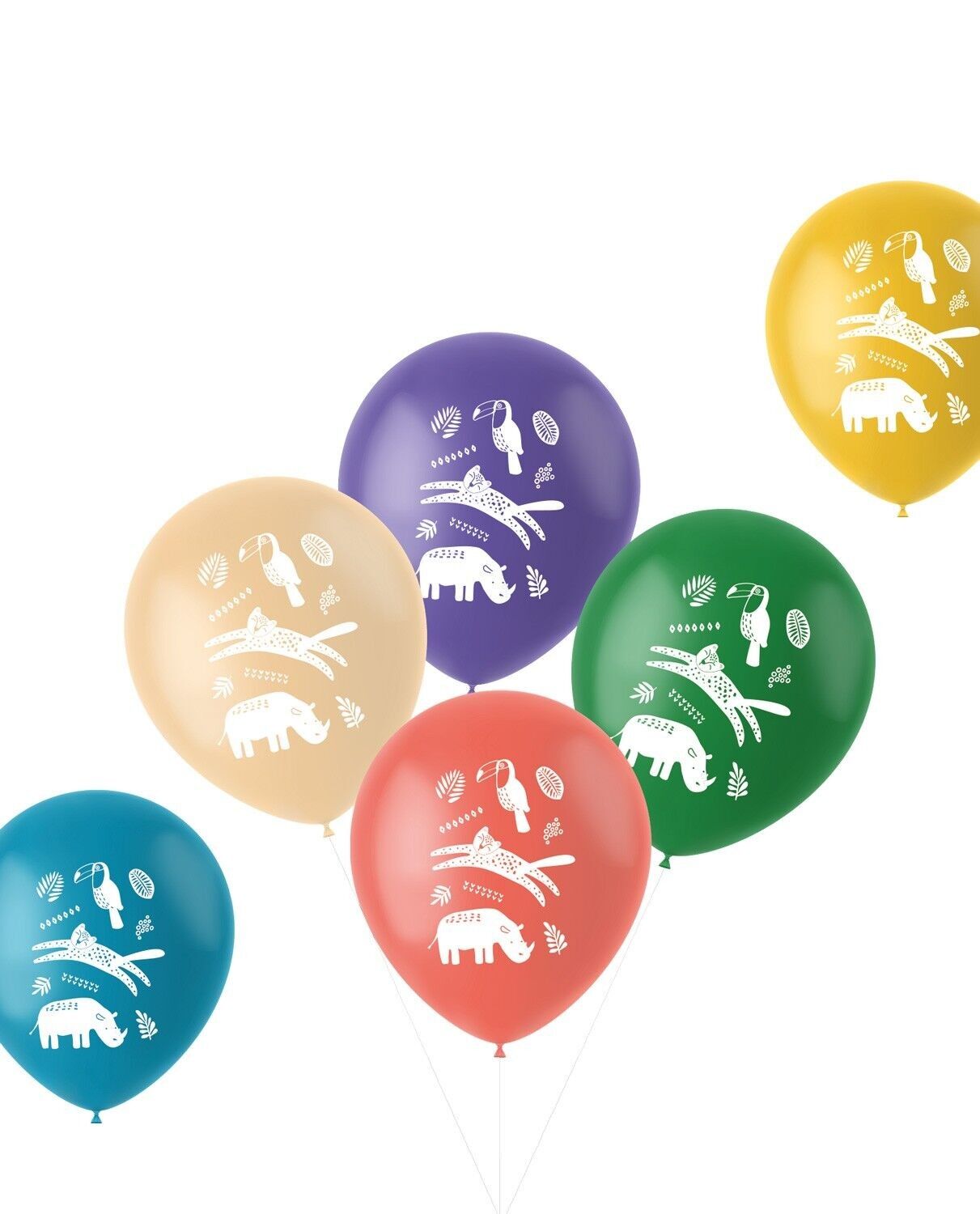 Balloons Zoo Party 33cm - 6 pieces
