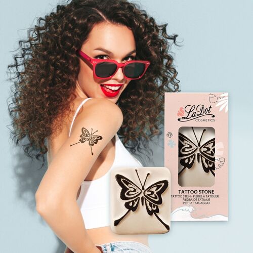 Ladot temporäre Tattoo Stone Large butterfly_L35